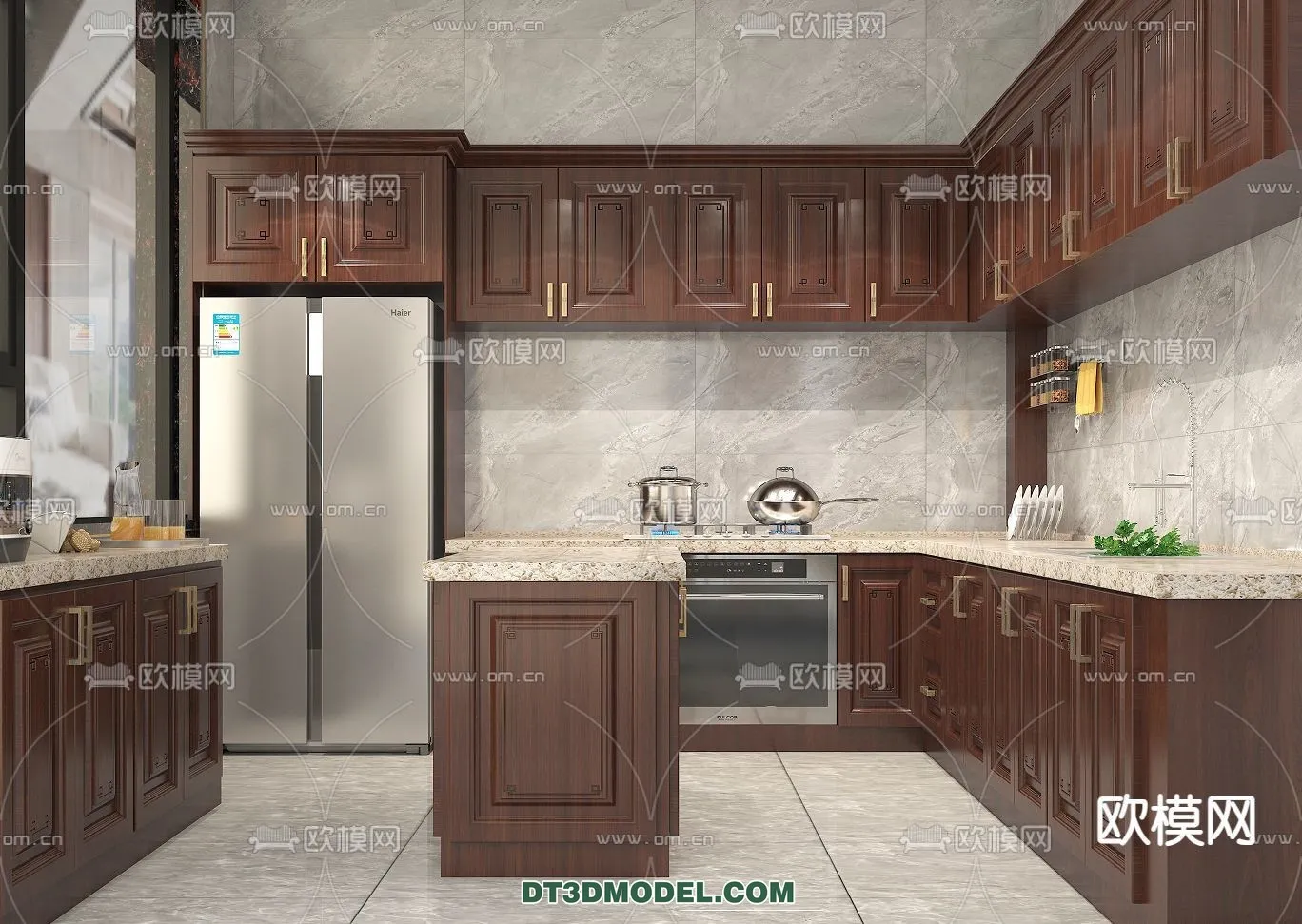 Kitchen for Home – Interior 3D Models – 075