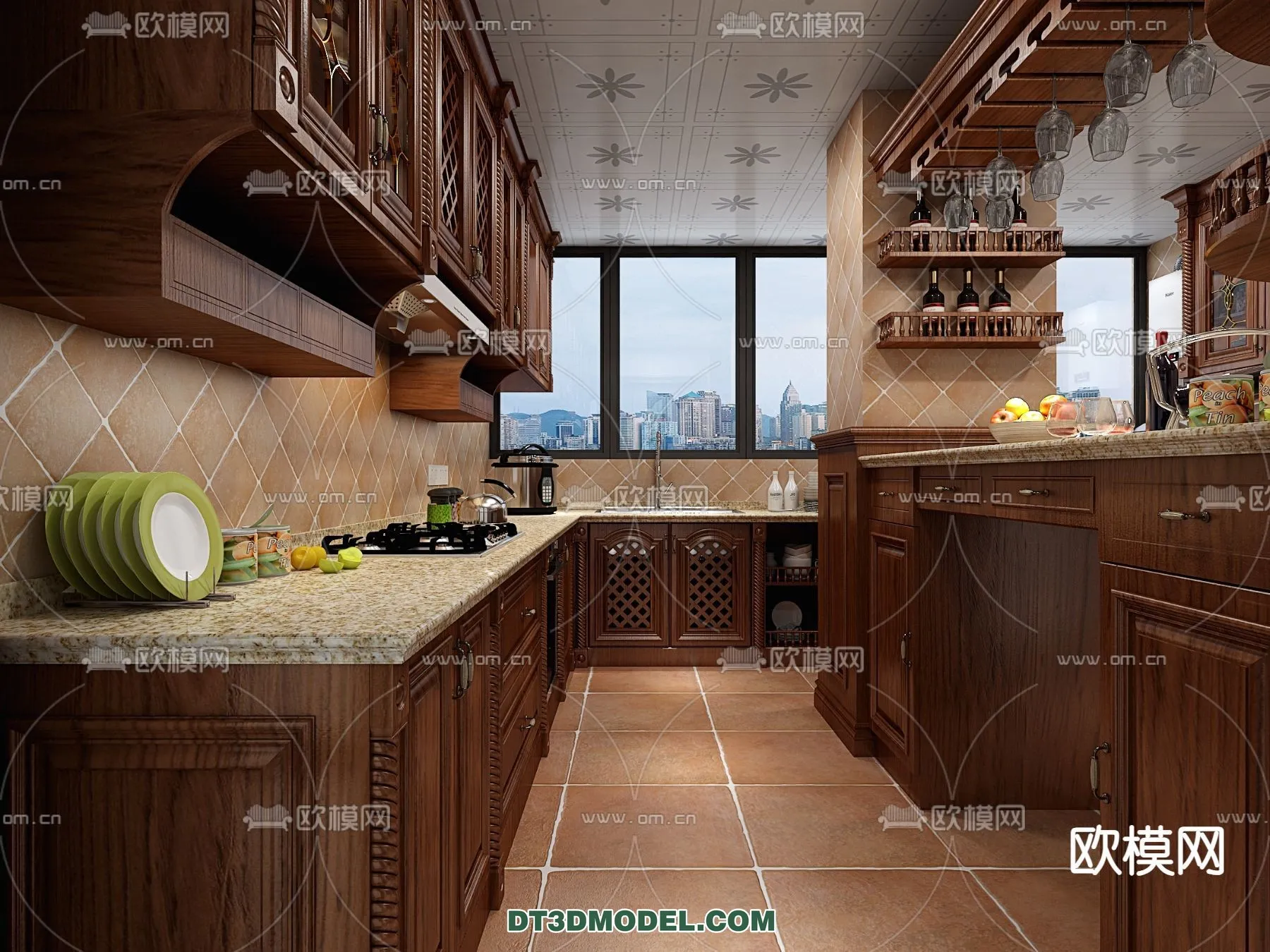 Kitchen for Home – Interior 3D Models – 078