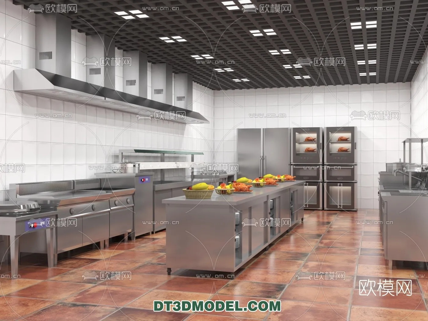 Kitchen for Restaurant – 3D Models – 006