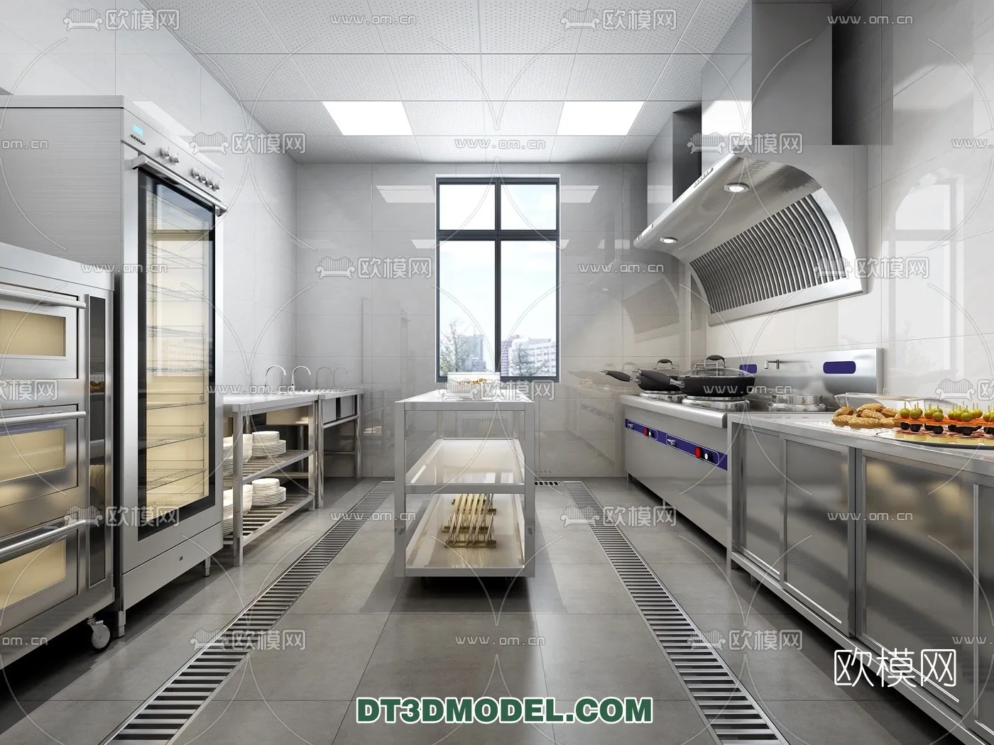 Kitchen for Restaurant – 3D Models – 007