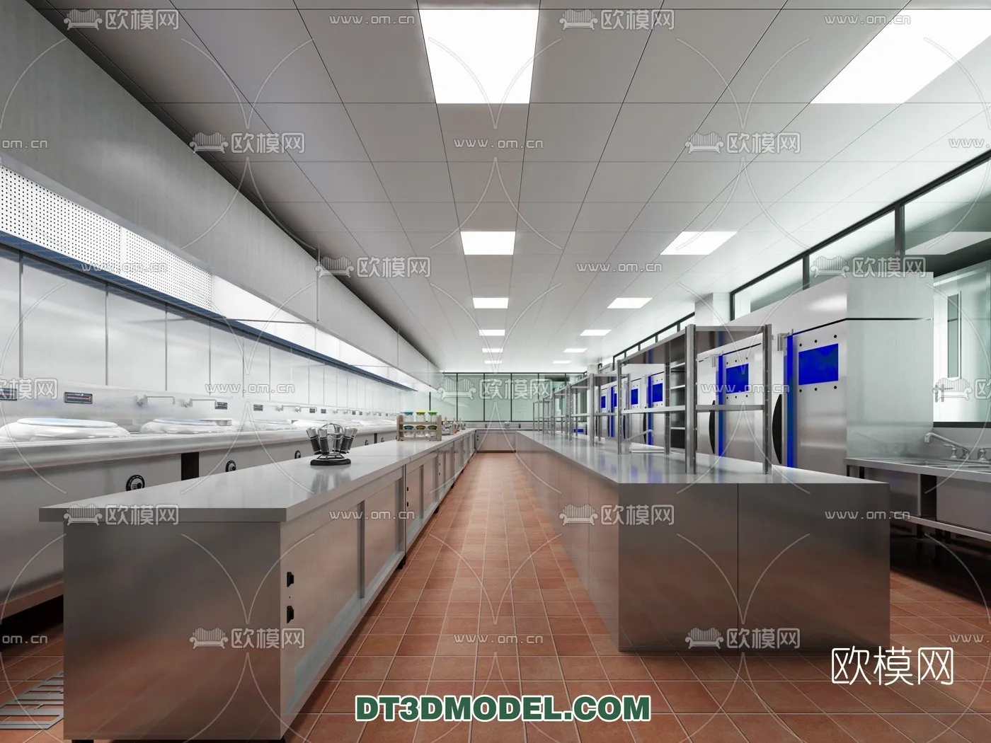 Kitchen for Restaurant – 3D Models – 014