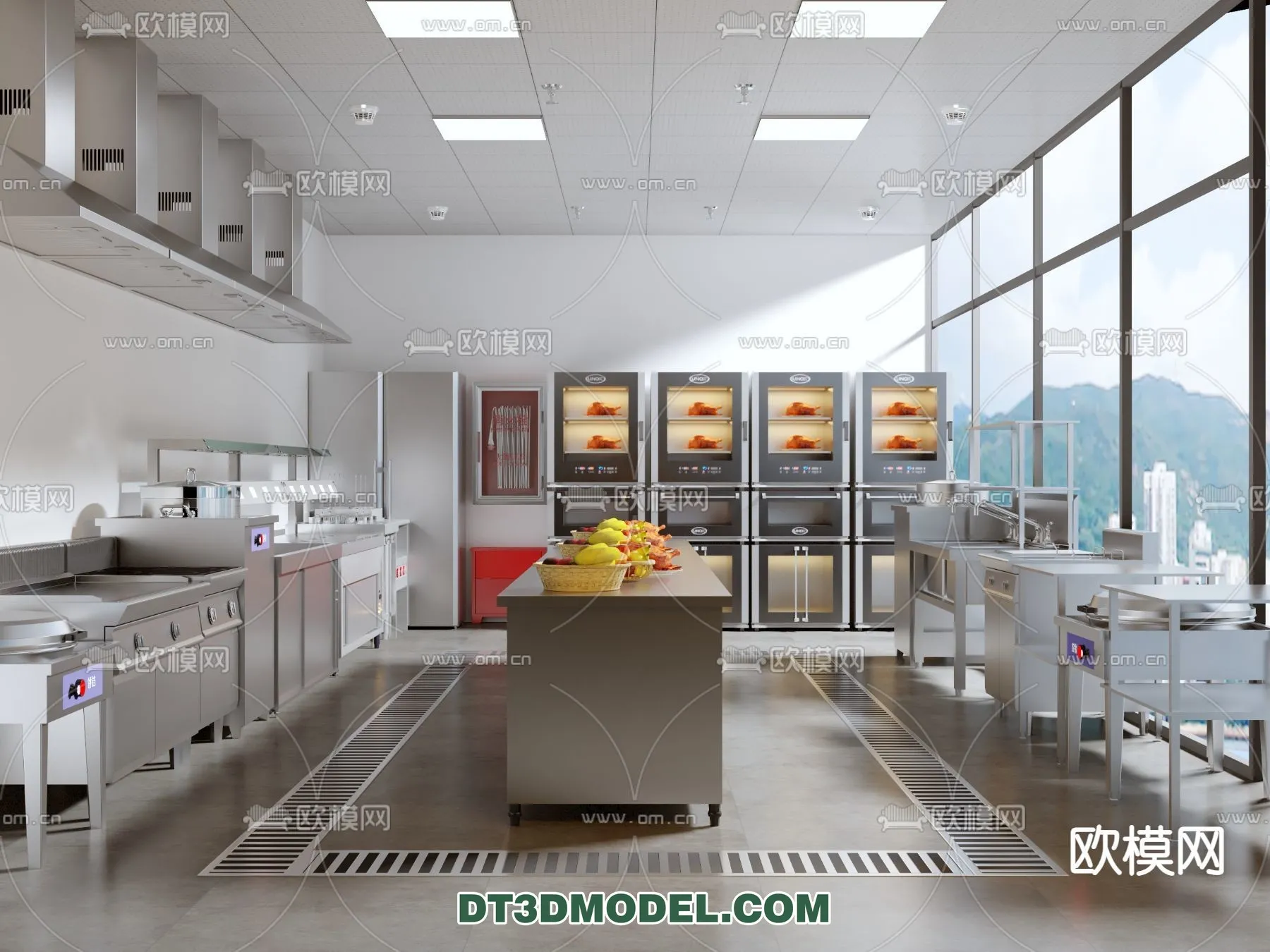 Kitchen for Restaurant – 3D Models – 017