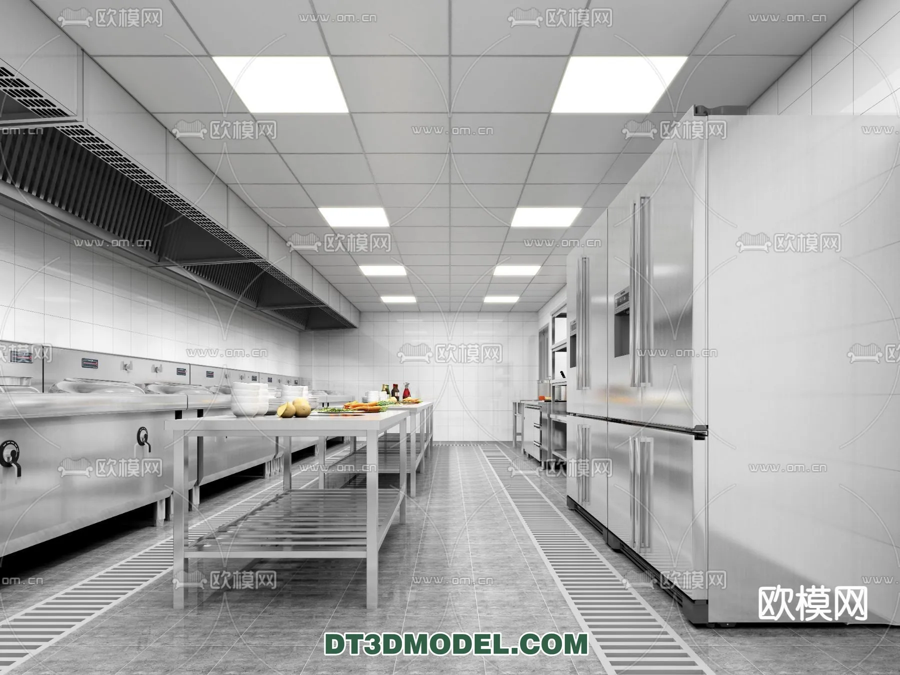 Kitchen for Restaurant – 3D Models – 019