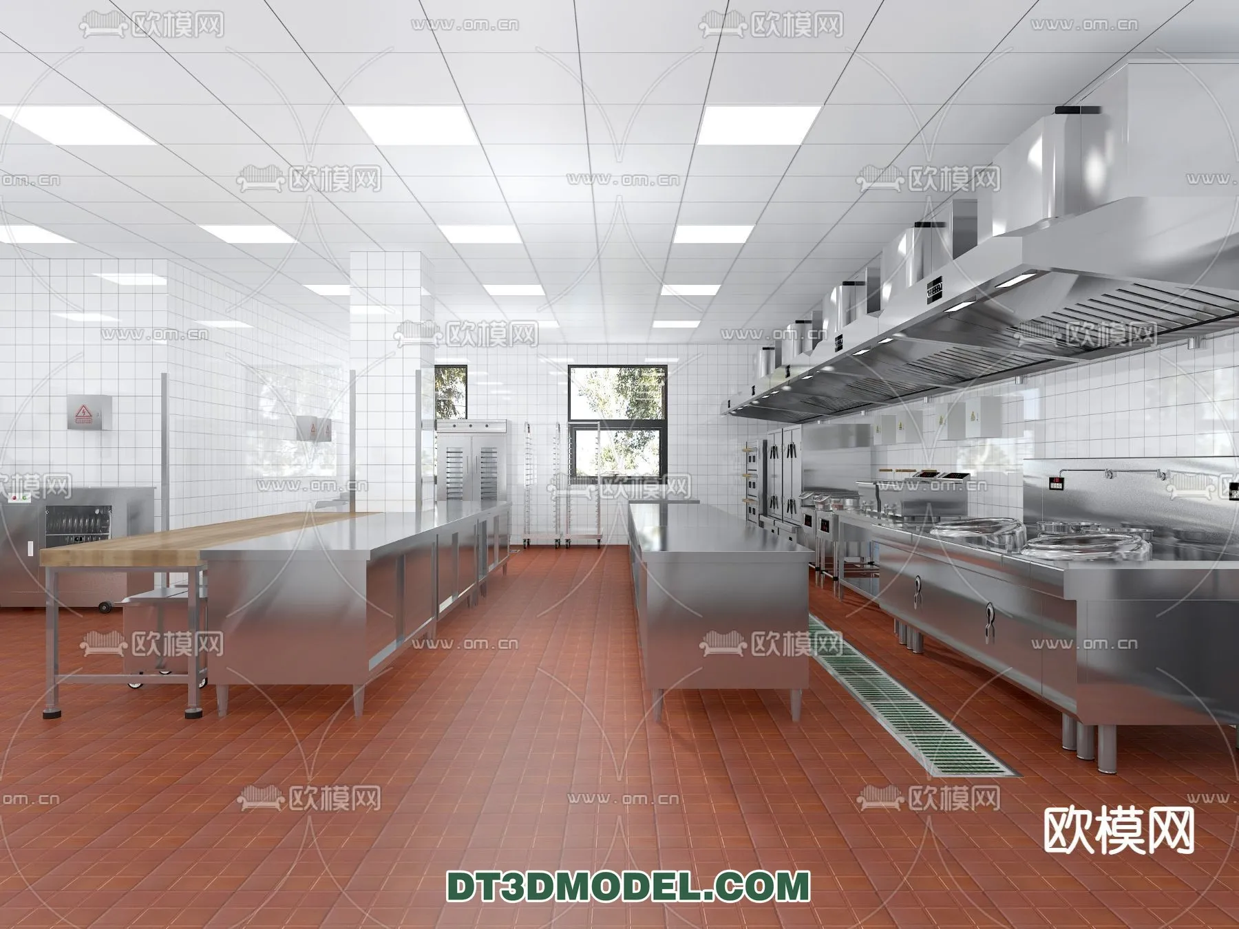 Kitchen for Restaurant – 3D Models – 027