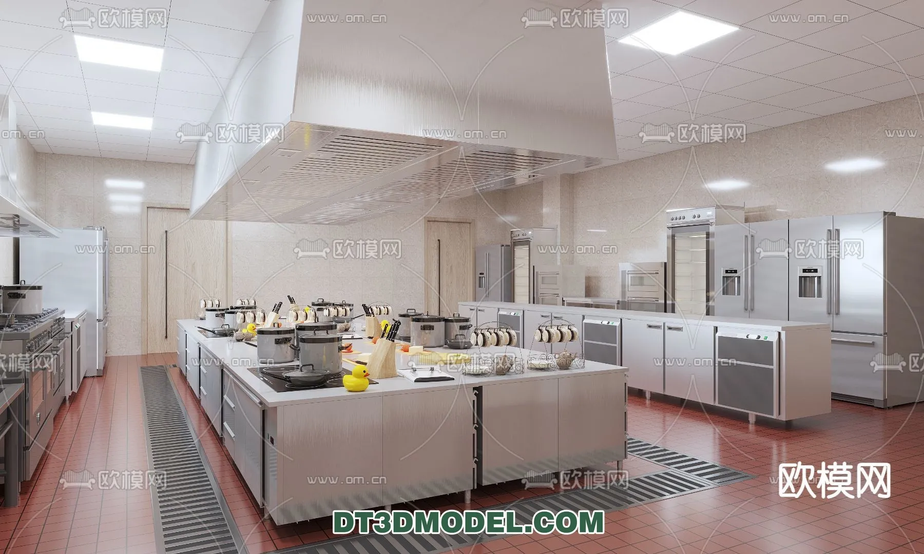 Kitchen for Restaurant – 3D Models – 029