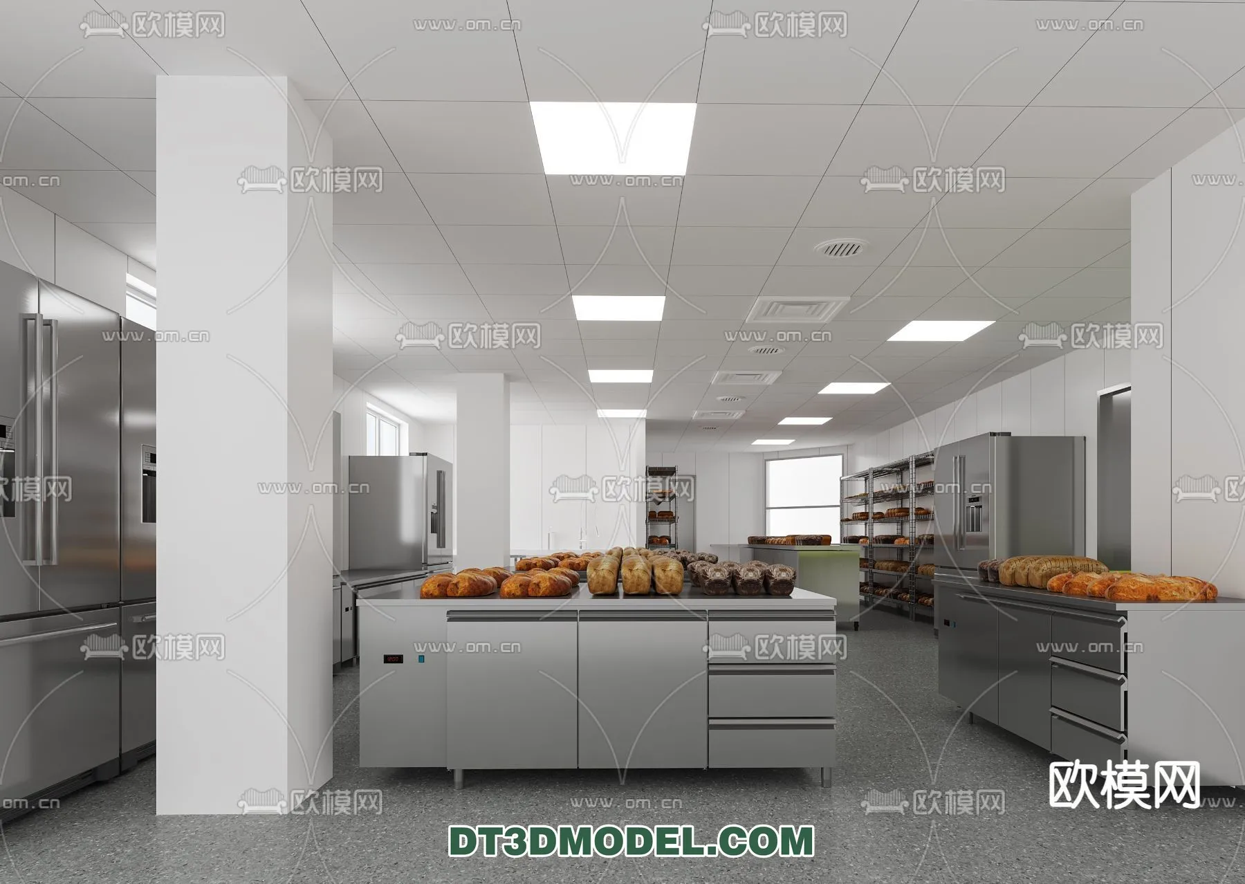 Kitchen for Restaurant – 3D Models – 041