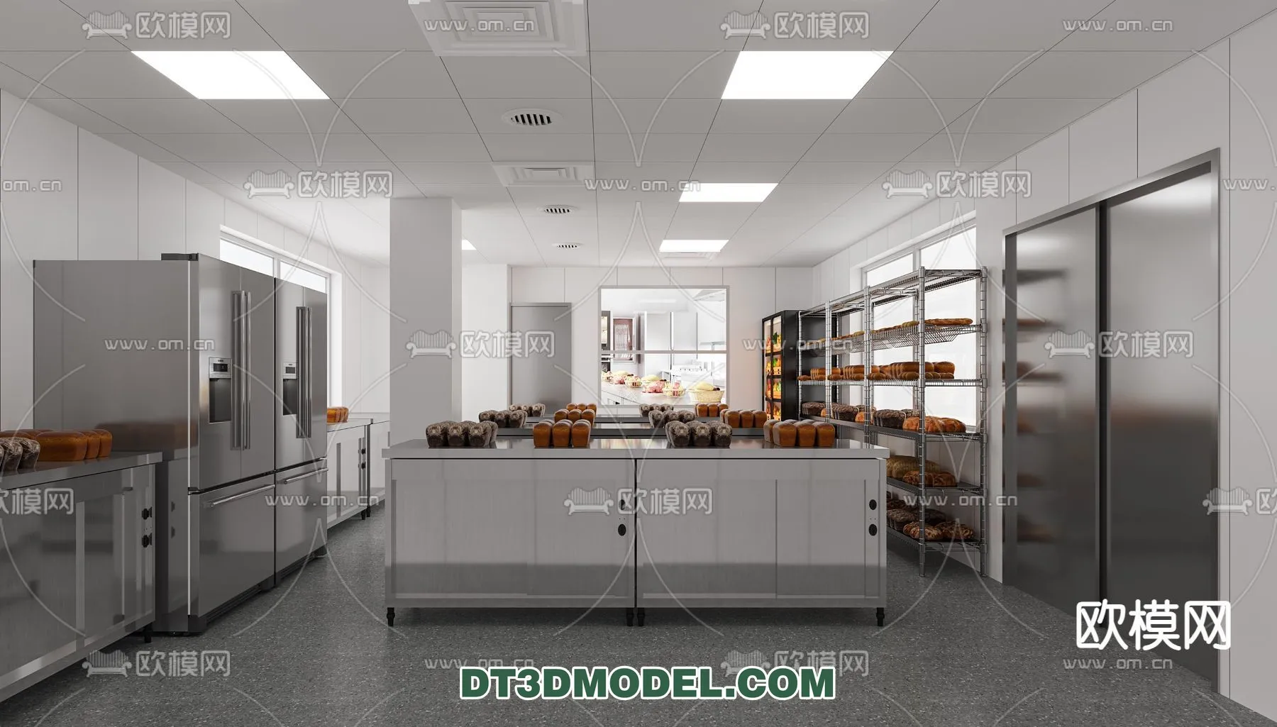 Kitchen for Restaurant – 3D Models – 042