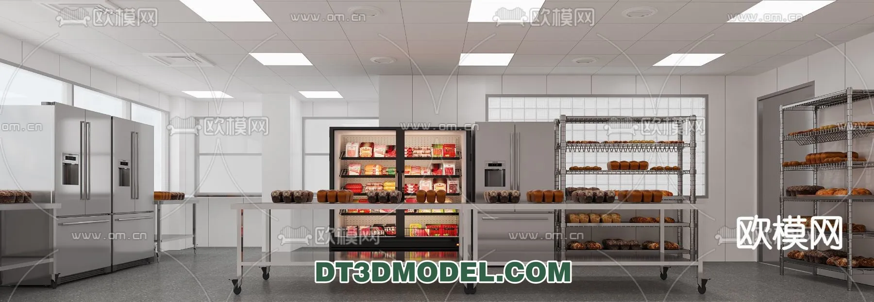 Kitchen for Restaurant – 3D Models – 043