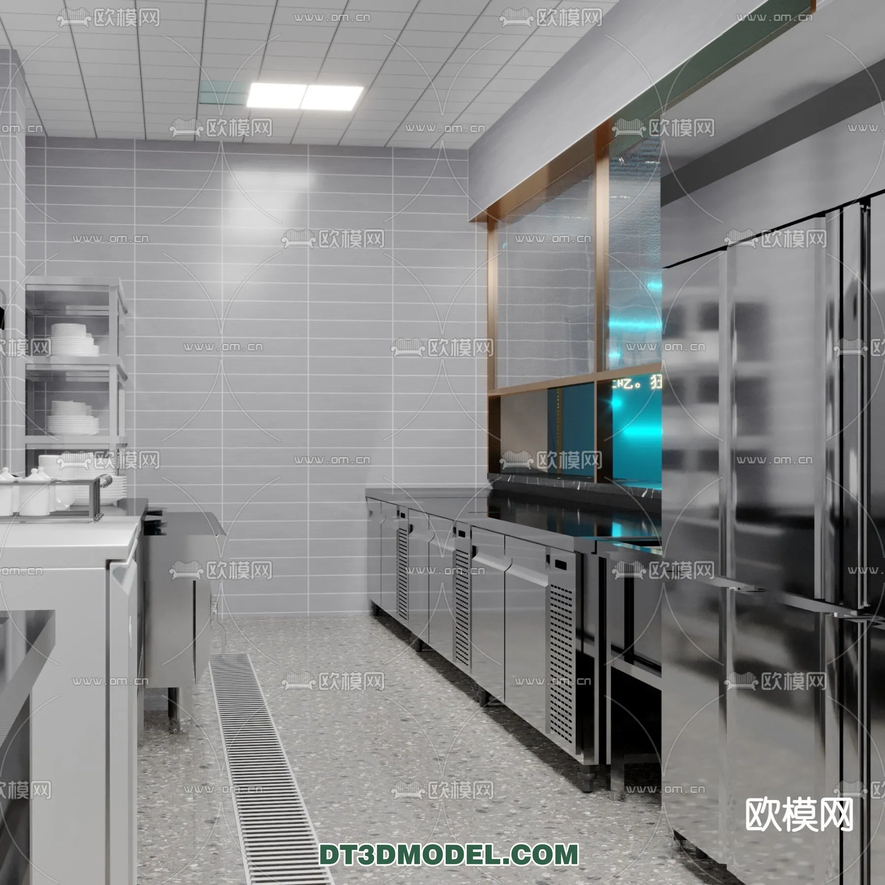 Kitchen for Restaurant – 3D Models – 050