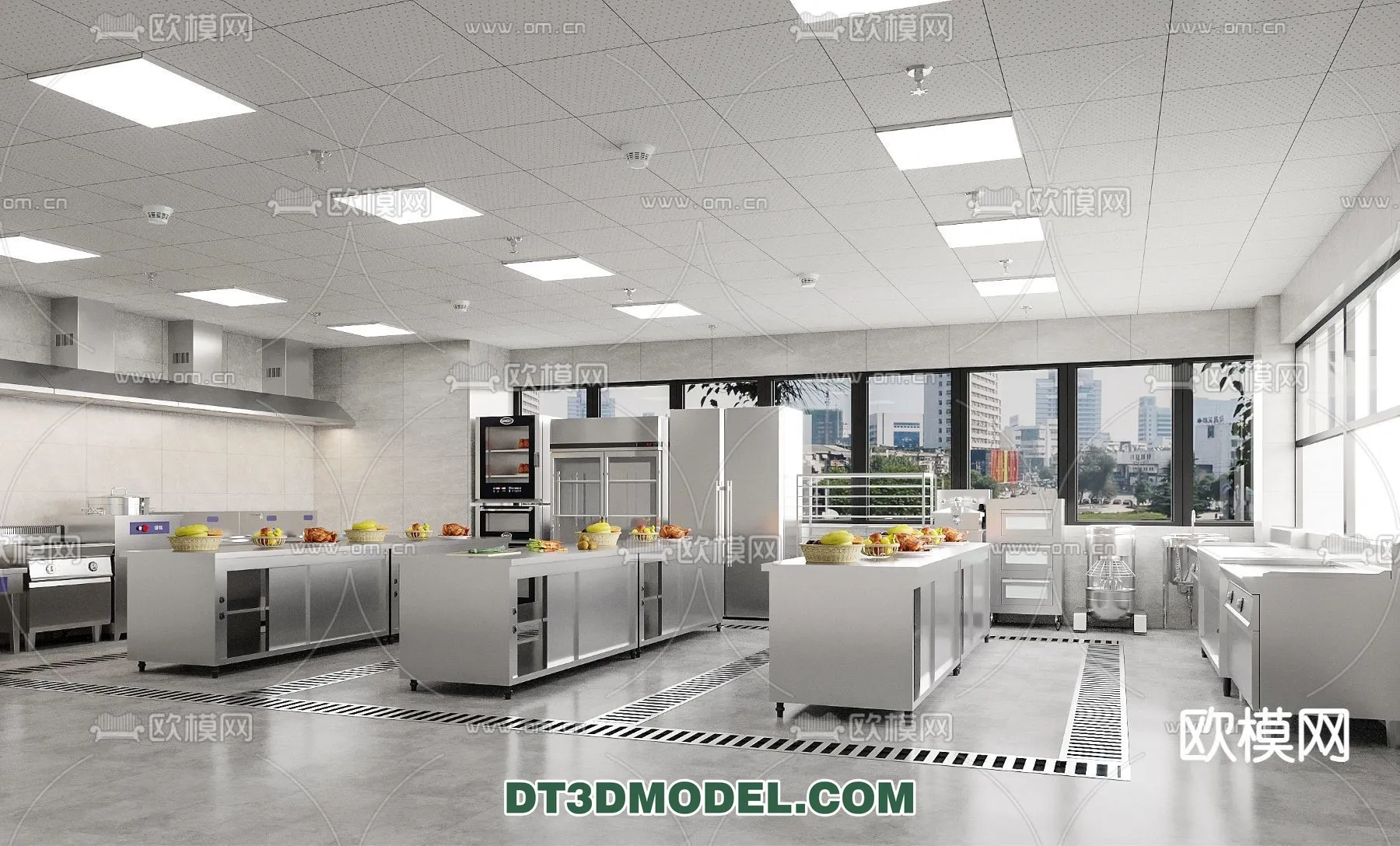 Kitchen for Restaurant – 3D Models – 061