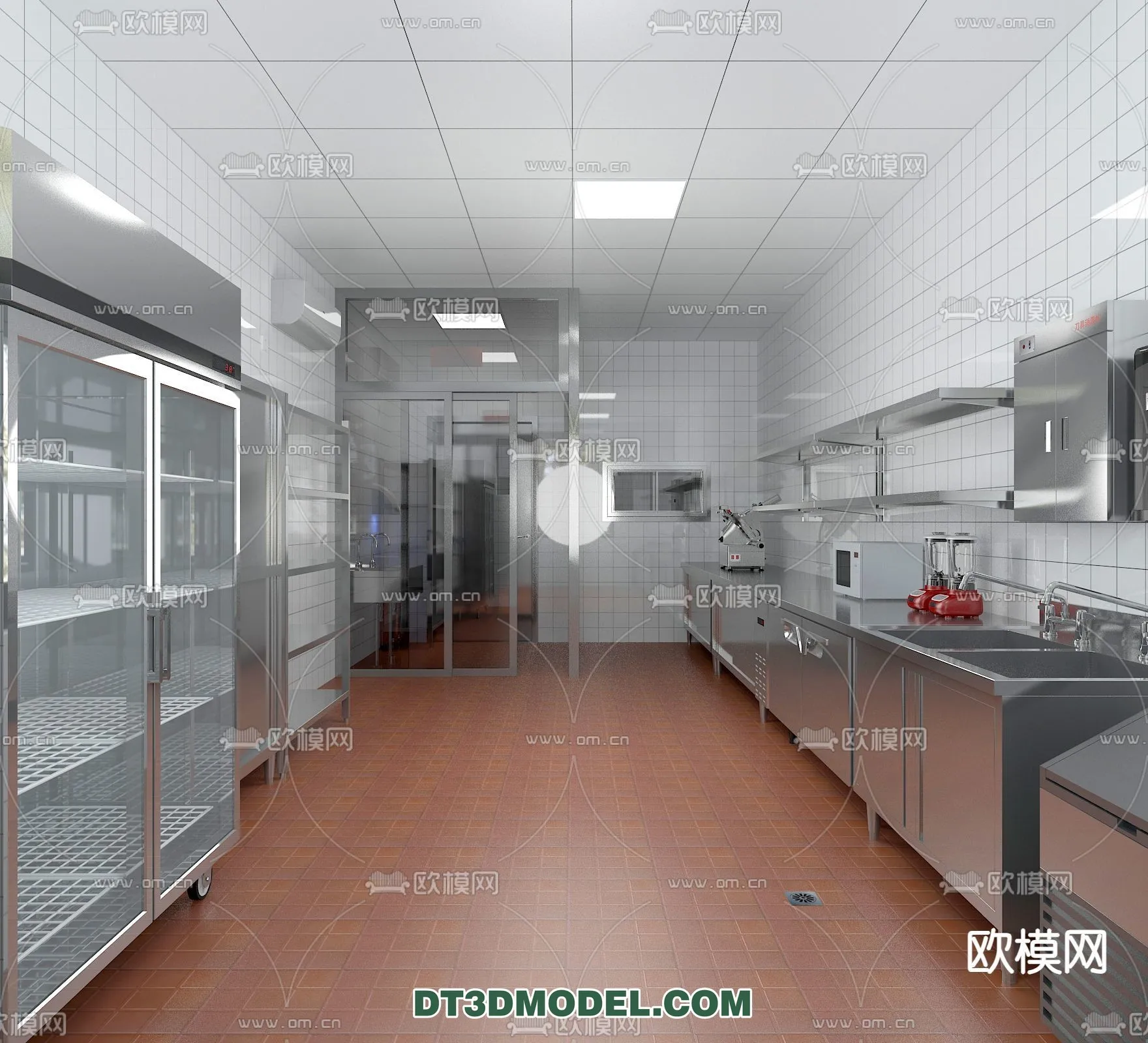 Kitchen for Restaurant – 3D Models – 083