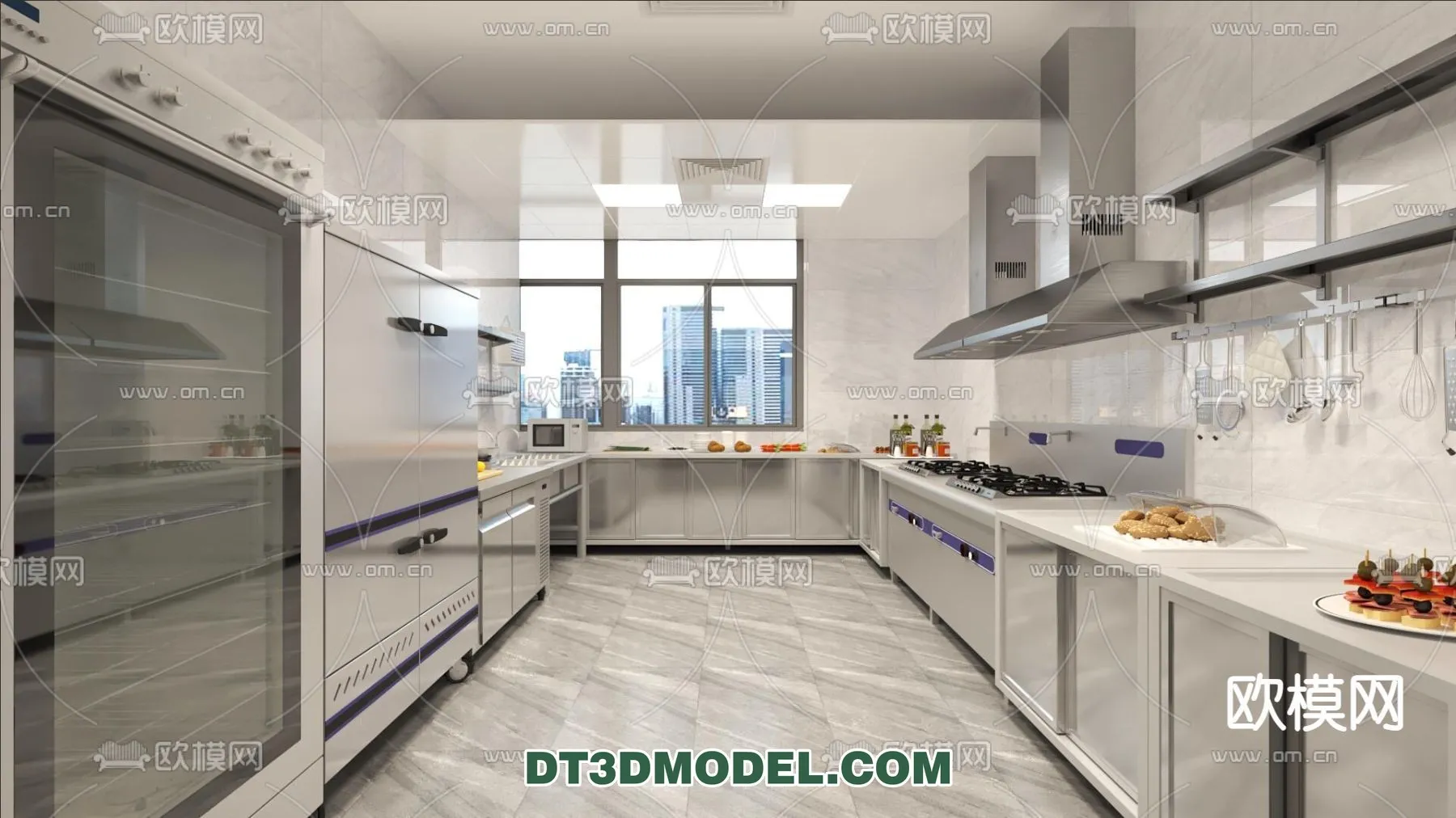 Kitchen for Restaurant – 3D Models – 094