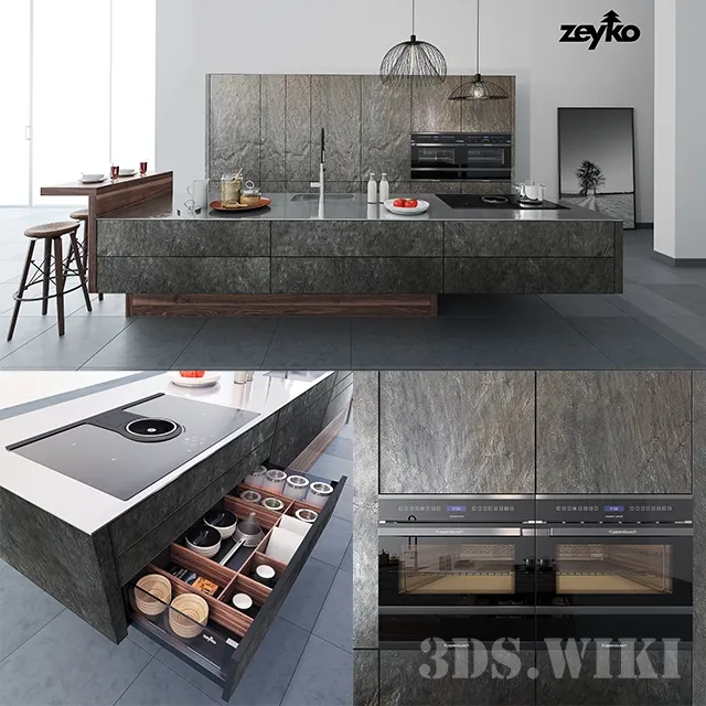 kitchen – Forum Stone Kitchen Oceangreen by Zeyko 3ds Max