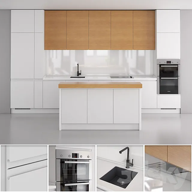 Kitchen from atelier furniture polka. 01 3ds Max