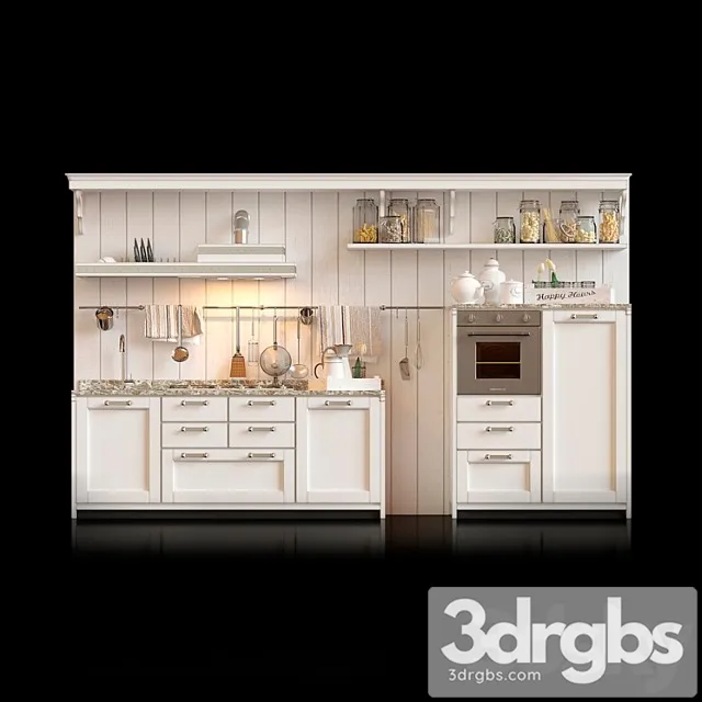 Kitchen from marchi cucine from italy 3dsmax Download
