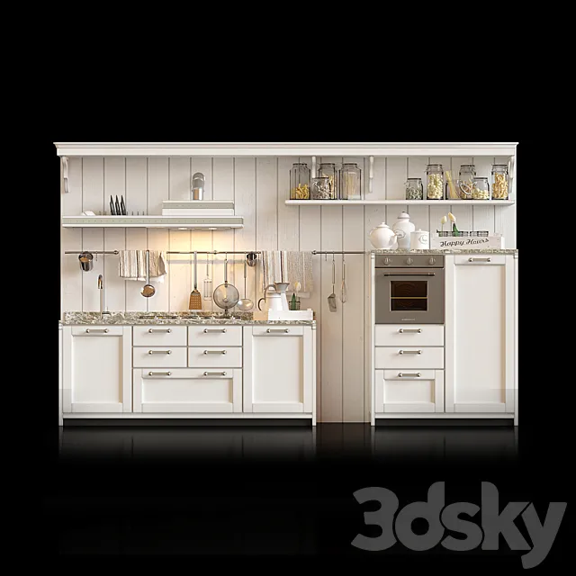 Kitchen from Marchi Cucine from Italy 3ds Max