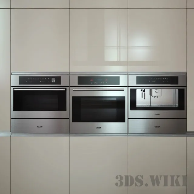 kitchen – Fulgor Milano technique 3ds Max