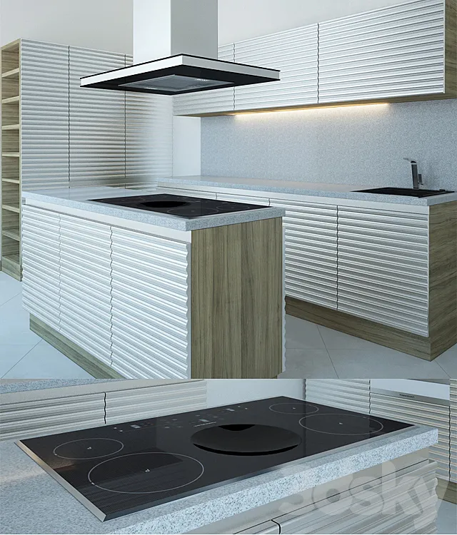 Kitchen Furniture and Appliances Kuppersbusch 3DSMax File