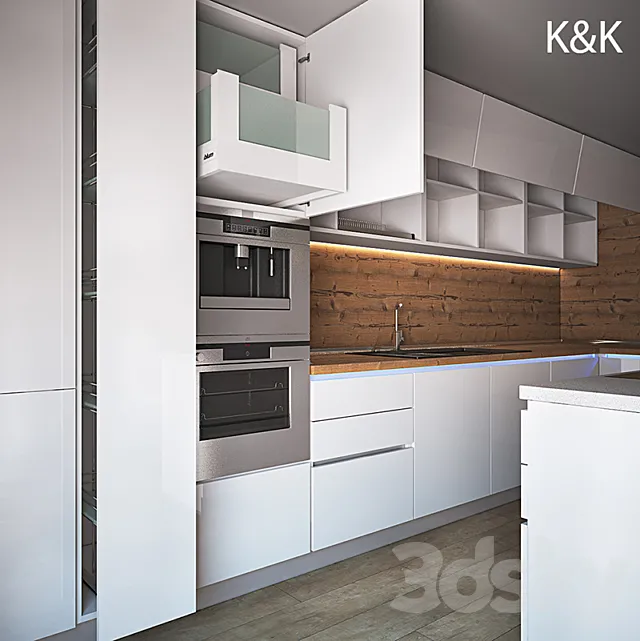 Kitchen Furniture K & K 3DSMax File