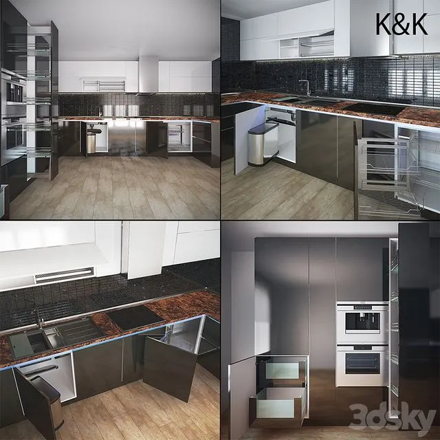 Kitchen Furniture V 3dsMax Model
