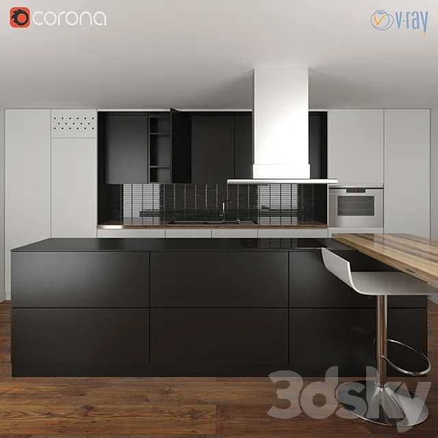 Kitchen Furniture XIV 3ds Max