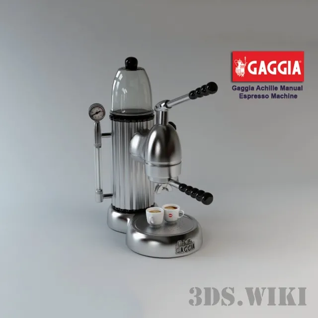 kitchen – Gaggia Achille – manual espresso machine for the home 3ds Max