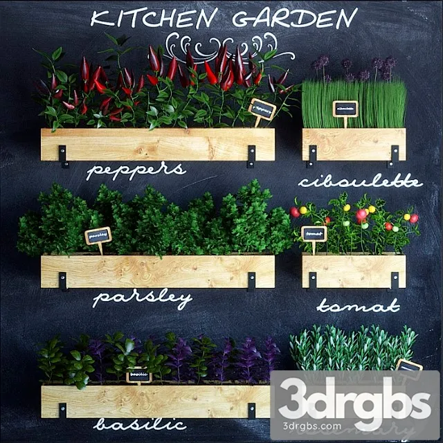 Kitchen garden 3dsmax Download