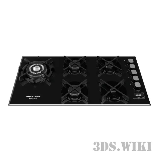 kitchen – Gas hob Brastemp Gourmand 3ds Max