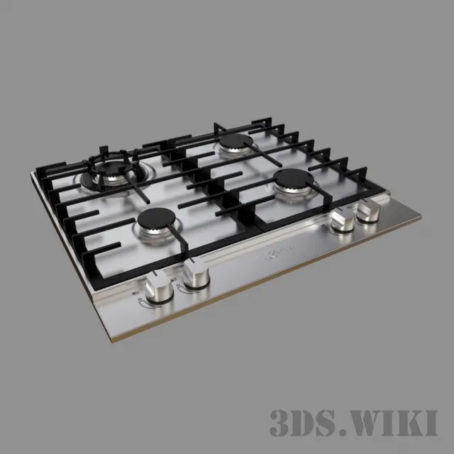 kitchen – Gas hob KAISER 3ds Max