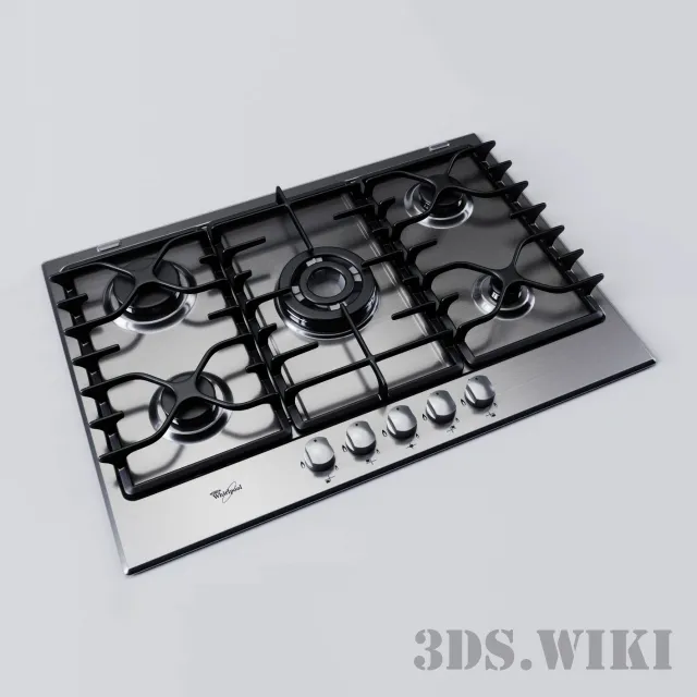 kitchen – Gas hob WHIRLPOOL AKT 797 IX 3ds Max