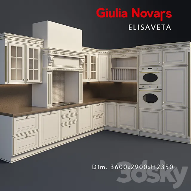 Kitchen Giulia novars Elizaveta 3DSMax File