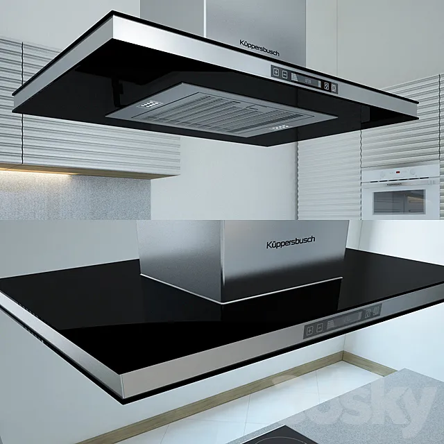 Kitchen Hood Kuppersbusch KD9550 3DSMax File