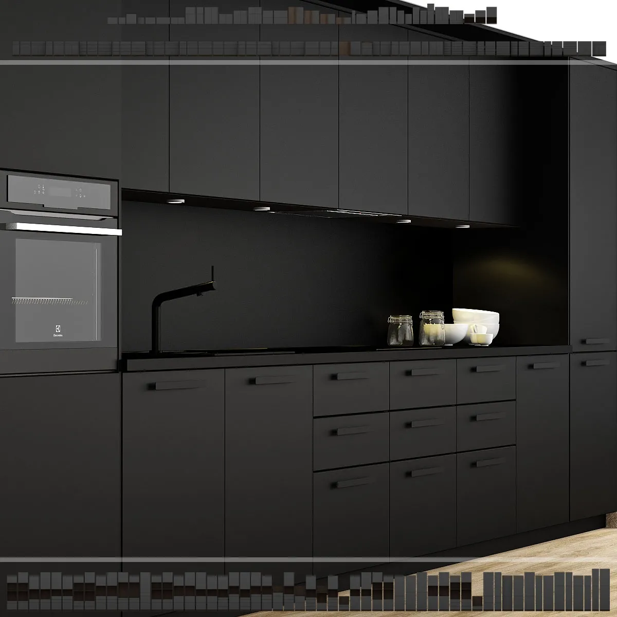 kitchen – Ikea Kitchen Kungsbacka method 3ds Max