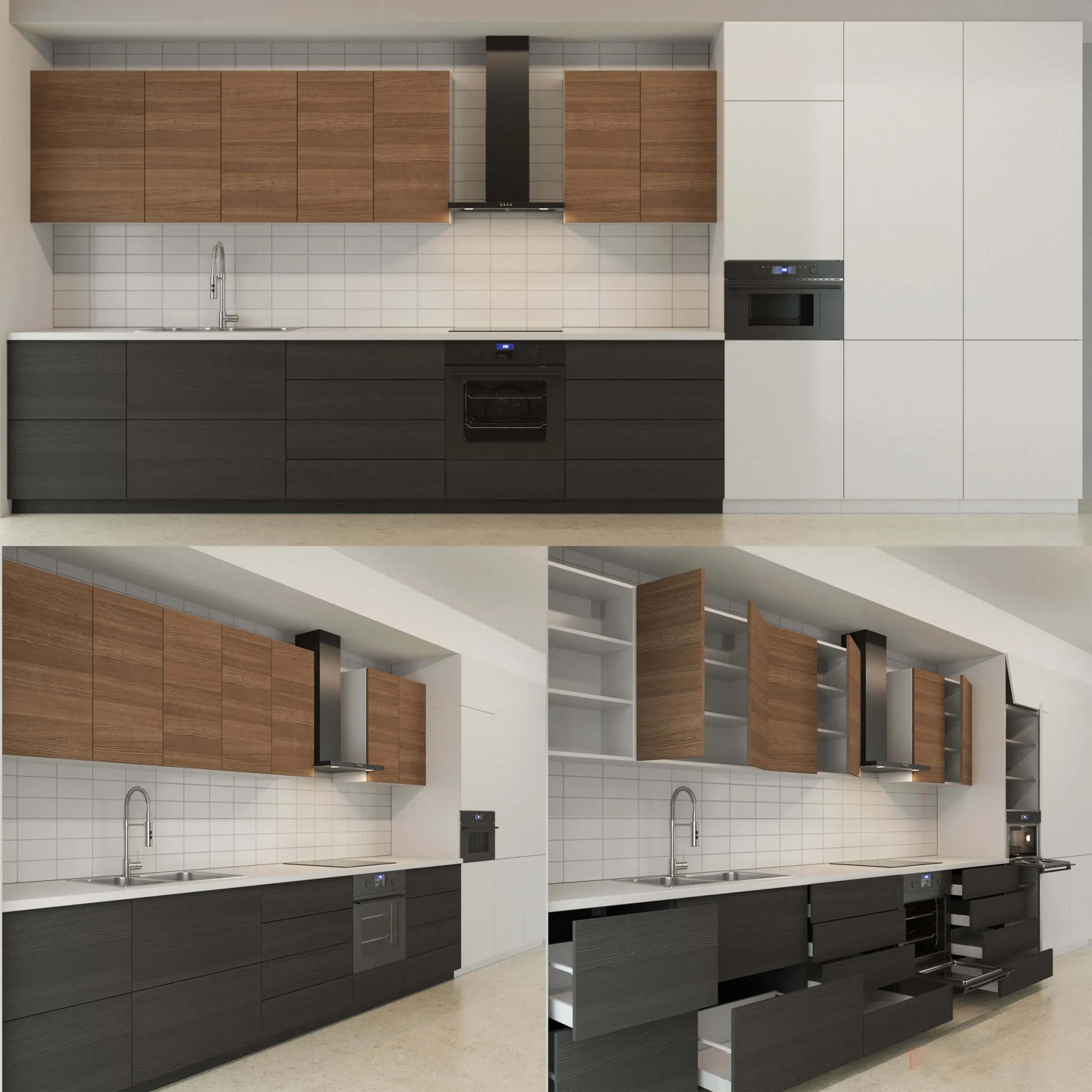 kitchen – ikea kitchen part 001 3ds Max