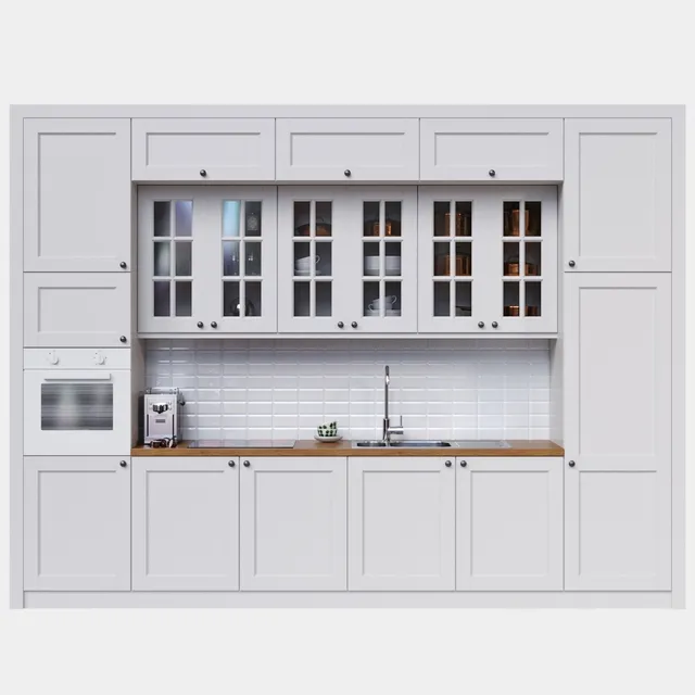 kitchen – Ikea Laxarby 1 3ds Max