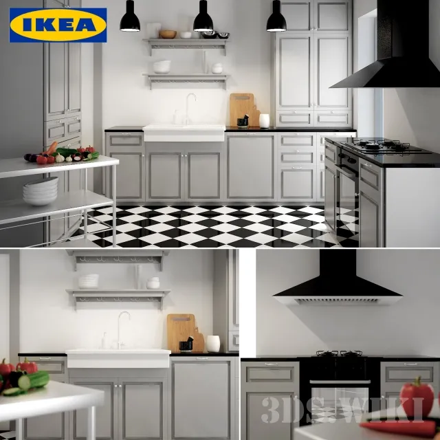 kitchen – IKEA Ready Kitchen 3ds Max