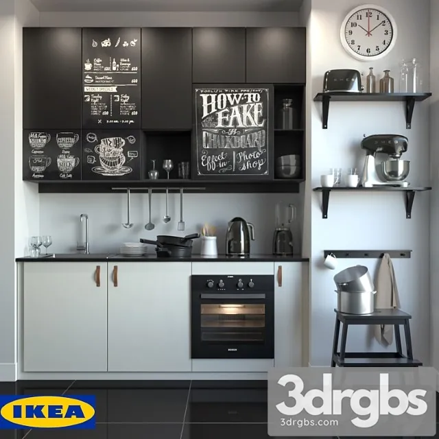 Kitchen ikea yudevalla 3dsmax Download