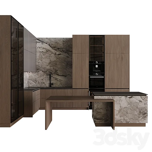 Kitchen in modern style 49 3DS Max Model
