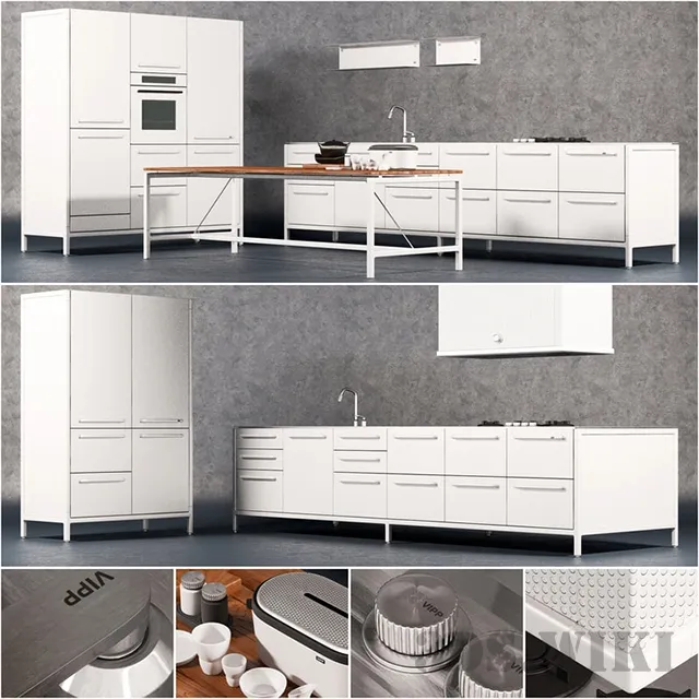 kitchen – Kitchen and original accessories 3ds Max