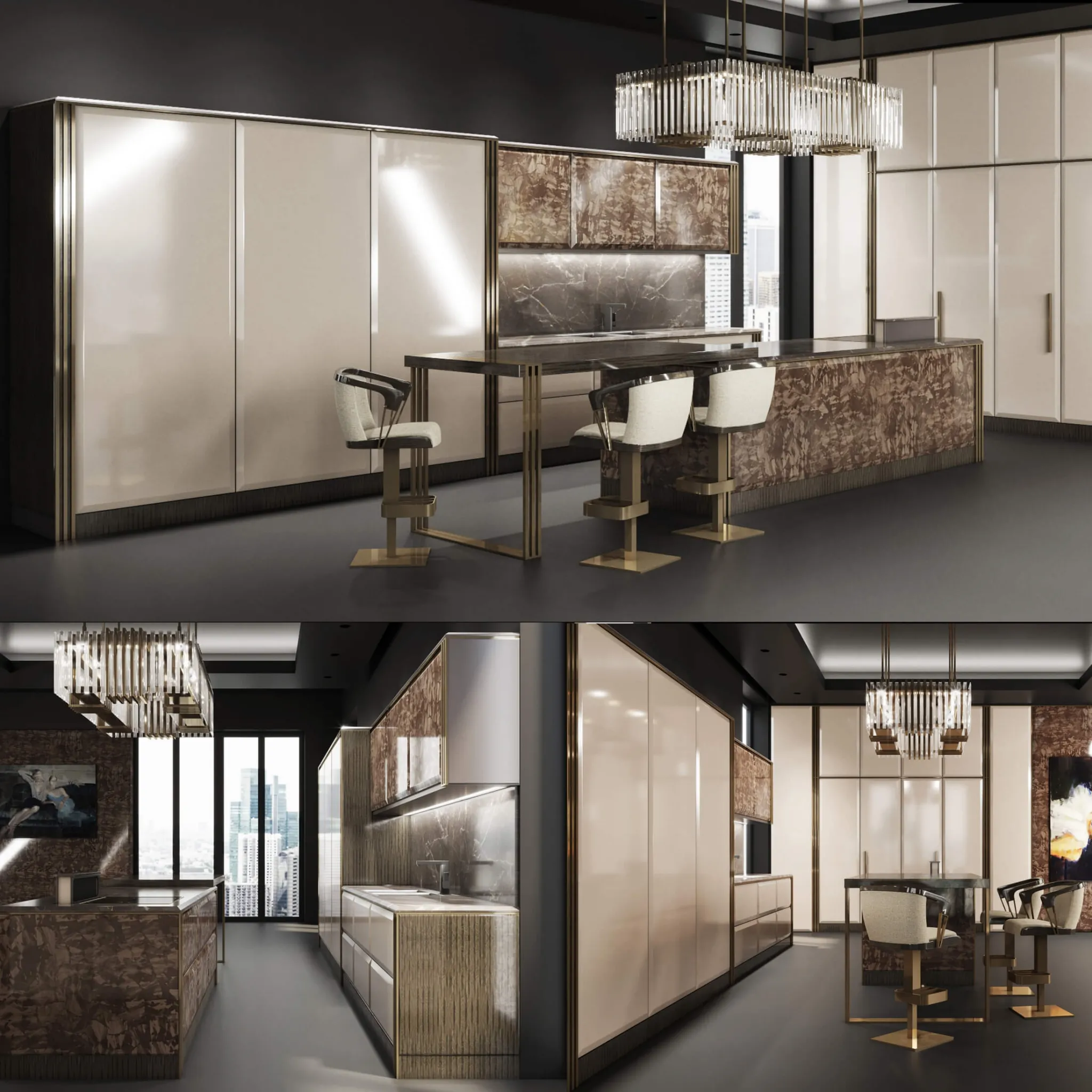 kitchen – Kitchen Bizzotto factories Infinity series 3ds Max