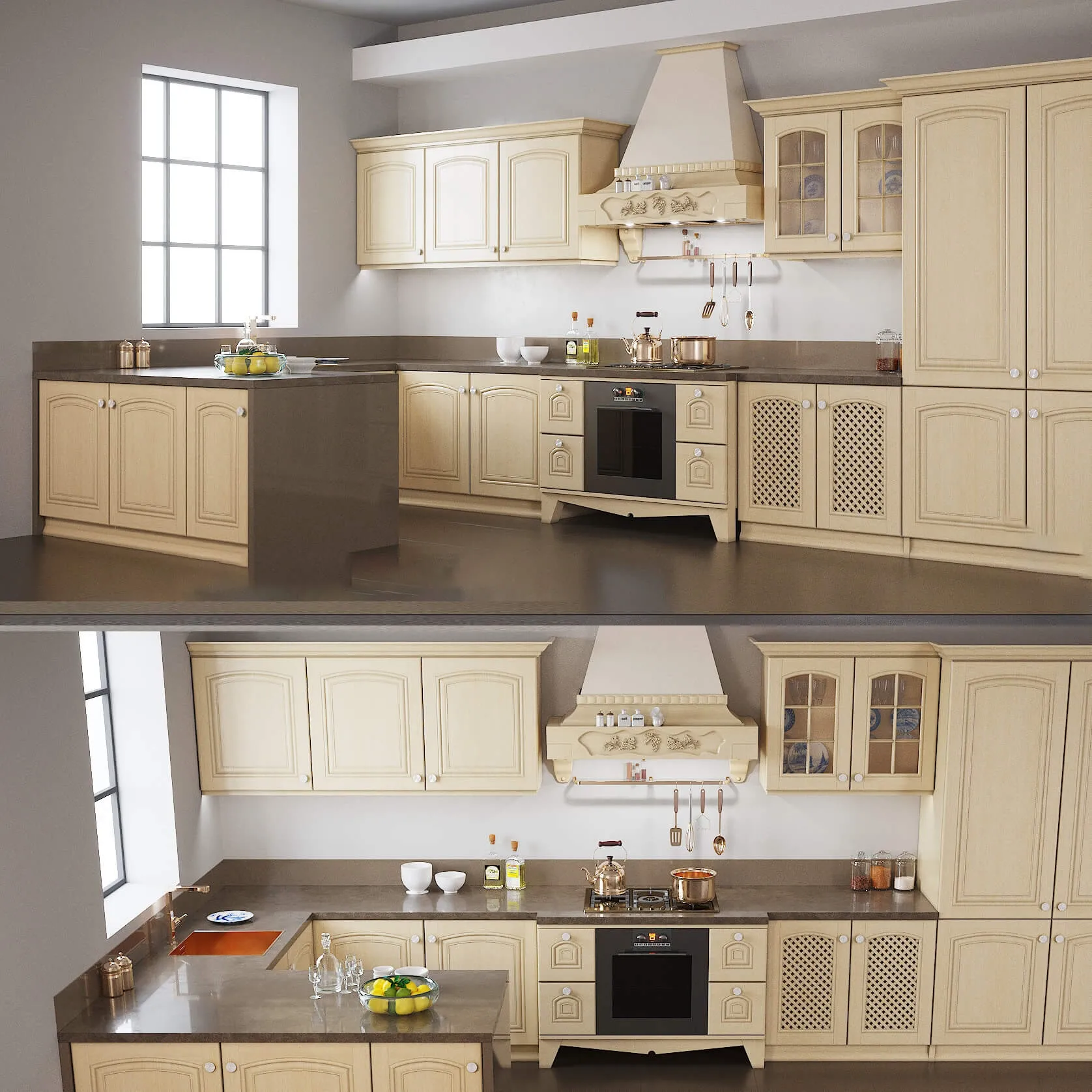 kitchen – Kitchen Costanza Classic Collection for Arrex 3ds Max