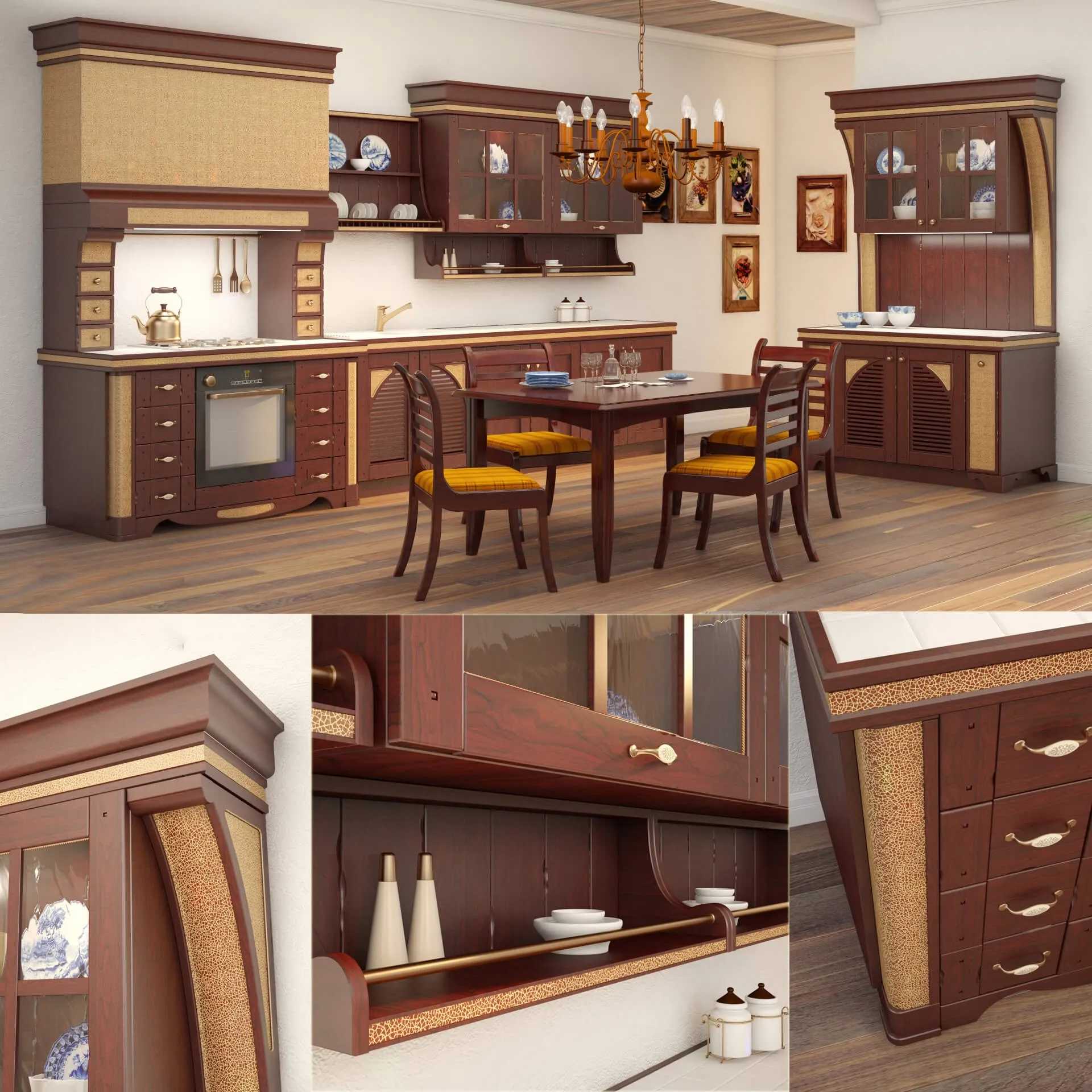 kitchen – Kitchen country Verona Mobili 3ds Max