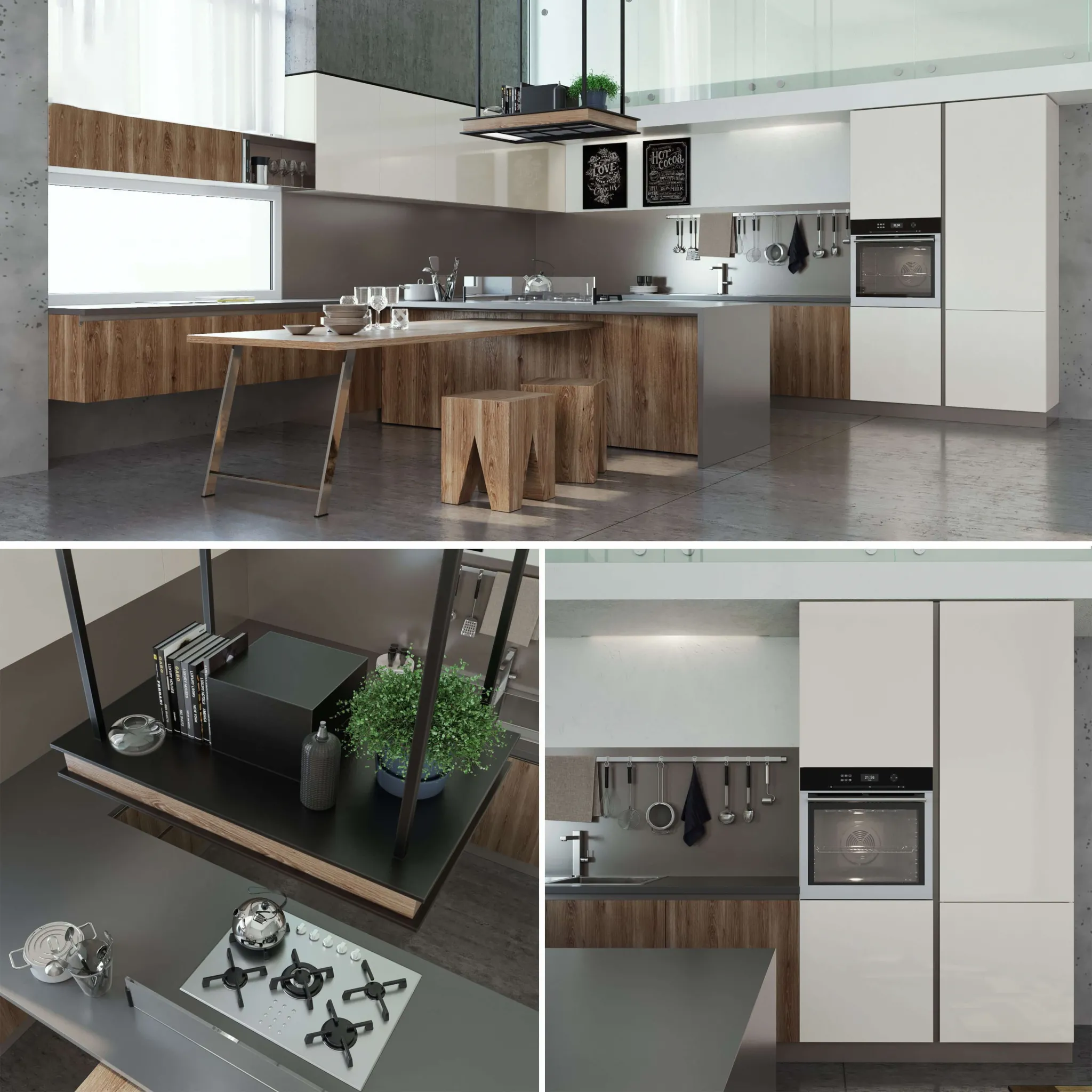 kitchen – Kitchen Cucine Stosa Infinity Diagonal 3ds Max
