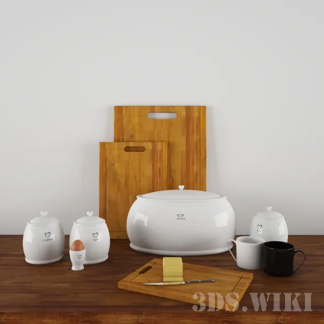 kitchen – Kitchen Decorative Set 3ds Max