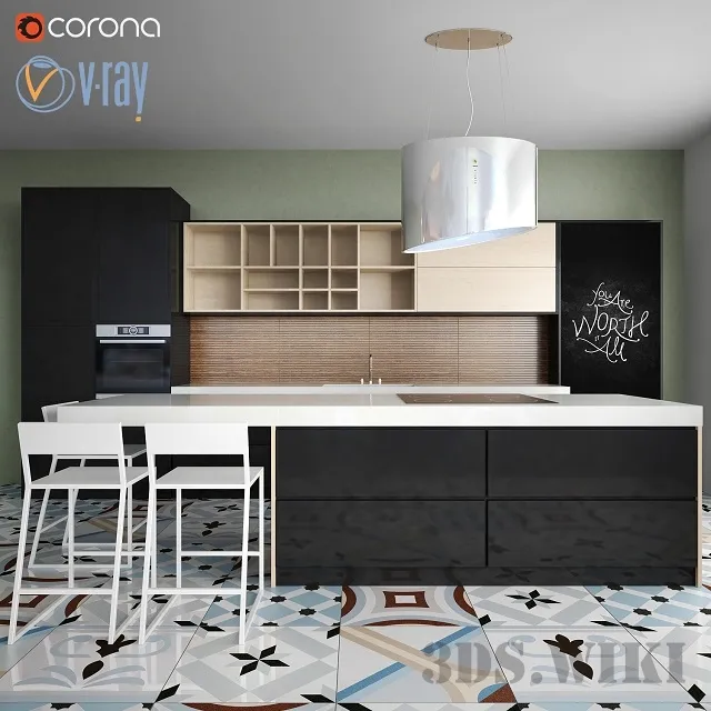 kitchen – Kitchen Furniture XVI 3ds Max