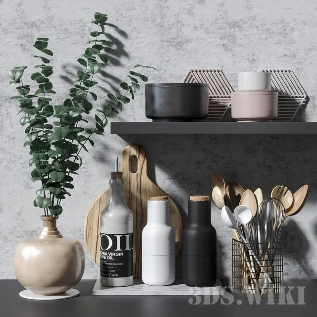 kitchen – Kitchen set | Kitchen decor 3ds Max