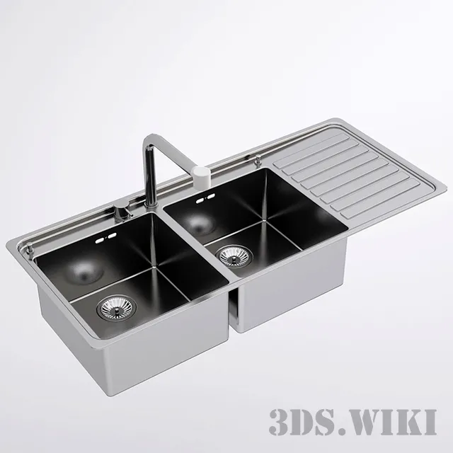 kitchen – Kitchen sink Alpes Inox LFRS 5117 / 2V1S 3ds Max