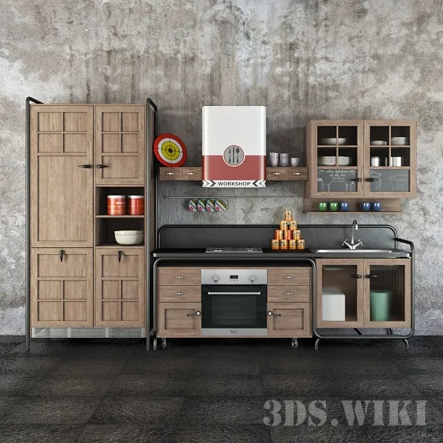 kitchen – Kitchen Workshop Dialma Brown 3ds Max