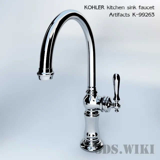 kitchen – KOHLER single-hole kitchen sink faucet Artifacts K-99263 3ds Max