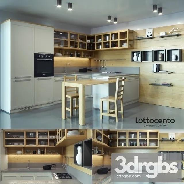Kitchen L 39 Ottocento 3dsmax Download